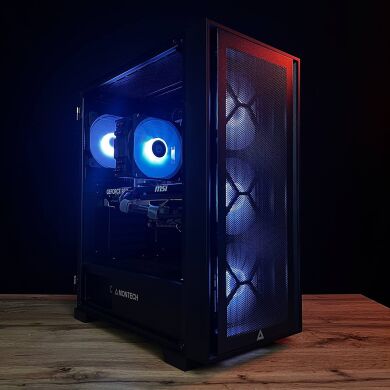 Збірка під замовлення: новий ігровий ПК Montech Air 1000 Premium Black Tower / AMD Ryzen 5 7500F (6 (12) ядер по 3.7 - 5.0 GHz) / 32 GB DDR5 / 1000 GB SSD M.2 / nVidia GeForce RTX 5060 Ti, 16 GB GDDR7, 128-bit / 750W