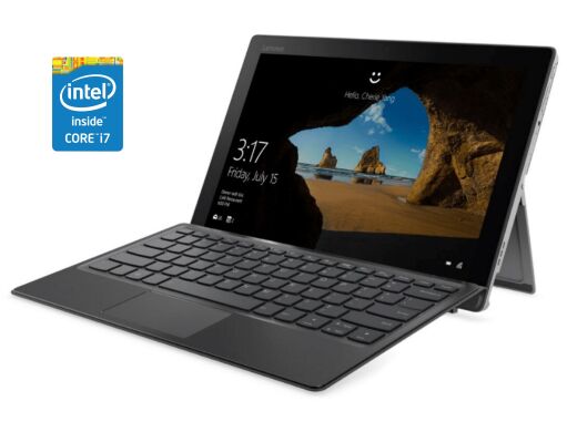 Нетбук-трансформер Б-клас Lenovo IdeaPad Miix 510-12ISK / 12.2" (1920x1080) IPS Touch / Intel Core i7-6500U (2 (4) ядра по 2.5 - 3.1 GHz) / 8 GB DDR3 / 128 GB SSD / Intel HD Graphics 520 / WebCam / Win 10 Pro