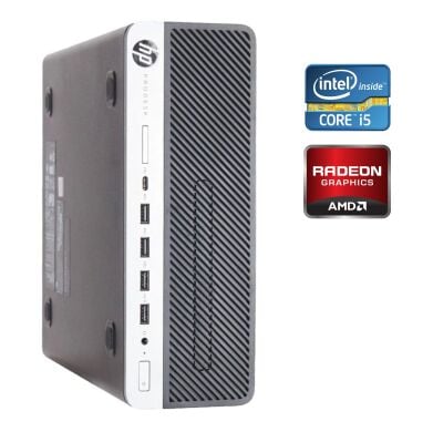 ПК Б-класс HP ProDesk 600 G3 SFF / Intel Core i5-6500 (4 ядра по 3.2 - 3.6 GHz) / 16 GB DDR4 / 256 GB SSD NVMe / AMD Radeon HD 7470, 1 GB GDDR5, 64-bit / Wi-Fi