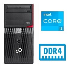 Компьютер Fujitsu P556 Tower / Intel Core i3-6100 (2 (4) ядра по 3.7 GHz) / 8 GB DDR4 / 120 GB SSD / Intel HD Graphics 530 / USB 3.0 / DVI, DisplayPort 