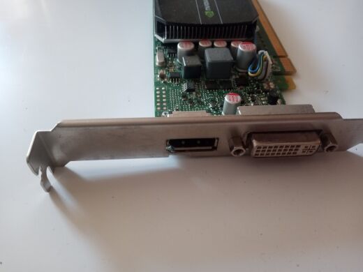 Дискретная видеокарта nVidia Quadro 600, 1 GB DDR3, 128-bit / 1x DVI, 1x DisplayPort