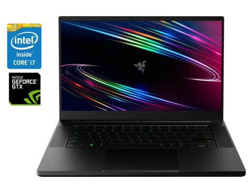 Ігровий ноутбук Б-клас Razer Blade 15 RZ09-0367 / 15.6" (1920x1080) IPS / Intel Core i7-8750H (6 (12) ядер по 2.2 - 4.1 GHz) / 16 GB DDR4 / 512 GB SSD / nVidia GeForce GTX 1070 Max-Q, 8 GB GDDR5, 256-bit / WebCam