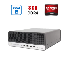 ПК HP ProDesk 600 G3 SFF / Intel Core i5-6400 (4 ядра по 2.7 - 3.3 GHz) / 8 GB DDR4 / 256 GB SSD NVMe / AMD Radeon E9173, 2 GB GDDR5, 64-bit / Wi-Fi / Win 10 Lic