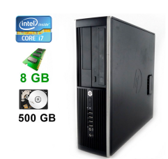 HP Compaq Elite 8200 SFF / Intel&reg; Core&trade; i7-2600 (4(8)ядра по 3.40 - 3.80GHz) / 8GB DDR3 / 500GB HDD
