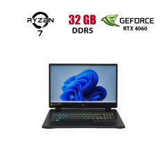 Ігровий ноутбук Acer Nitro 17 AN17-42-R9TH / 17.3" (1920x1200) IPS / AMD Ryzen 7 8845HS (8 (16) ядер по 3.8 - 5.1 GHz) / 32 GB DDR5 / 960 GB SSD / nVidia GeForce RTX 4060, 8 GB GDDR6, 128-bit / WebCam