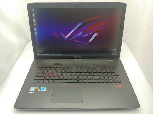 Игровой ноутбук Asus ROG GL752VW-DH71 / 17.3" (1920x1080) TN LED / Intel Core i7-6700HQ (4 (8) ядра по 2.6 - 3.5 GHz) / 16 GB DDR4 / 480 GB SSD / nVidia GeForce GTX 960, 4 GB GDDR5, 128-bit / WebCam / DVD-RW