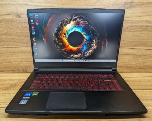 Игровой ноутбук MSI GV15 Thin 11SCV / 15.6" (1920x1080) IPS / Intel Core i5-11400H (6 (12) ядер по 2.7 - 4.5 GHz) / 16 GB DDR4 / 256 GB SSD + 500 GB HDD / nVidia GeForce GTX 1650, 4 GB GDDR5, 128-bit / WebCam / Windows 10