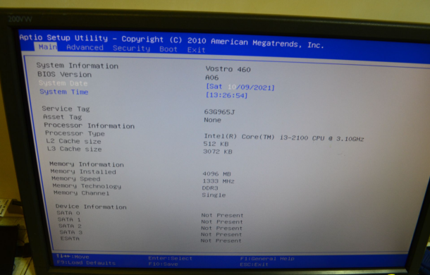 Компьютер Dell Vostro 460 Tower / Intel Core i3-2100 (2 (4) ядра по 3.1 GHz) / 4 GB DDR3 / 320 GB HDD