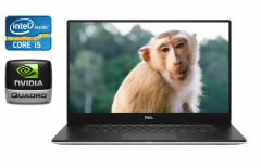 Мобільна робоча станція Б-клас Dell Precision 5540 / 15.6" (1920x1080) IPS / Intel Core i5-9400H (4 (8) ядра по 2.5 - 4.3 GHz) / 16 GB DDR4 / 480 GB SSD / nVidia Quadro T1000, 4 GB GDDR6, 128-bit / HDMI / Windows 10