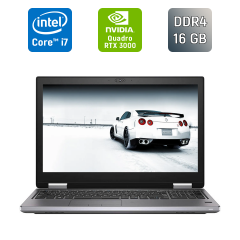 Мобільна робоча станція Б-клас Dell Precision 7540 / 15.6" (1920x1080) IPS / Intel Core i7-9750H (6 (12) ядер по 2.6 - 4.5 GHz) / 16 GB DDR4 / 512 GB SSD / nVidia Quadro RTX 3000, 6 GB GDDR6, 192-bit / WebCam / TouchID