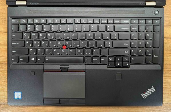 Мобильная рабочая станция Б-класс Lenovo ThinkPad P50 / 15.6" (1920x1080) IPS / Intel Core i7-6820HQ (4 (8) ядра по 2.7 - 3.6 GHz) / 16 GB DDR4 / 512 GB SSD / nVidia Quadro M1000M, 4 GB GDDR5, 128-bit / TouchID / WebCam / Windows 10 Мобильная рабочая станция Б-класс Lenovo ThinkPad P50 / 15.6" (1920x1080) IPS / Intel Core i7-6820HQ (4 (8) ядра по 2.7 - 3.6 GHz) / 16 GB DDR4 / 512 GB SSD / nVidia Quadro M1000M, 4 GB GDDR5, 128-bit / TouchID / WebCam / Windows 10