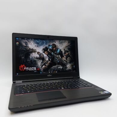 Мобільна робоча станція Fujitsu Celsius H780 / 15.6" (1920x1080) IPS / Intel Core i7-8750H (6 (12) ядер по 2.2 - 4.1 GHz) / 32 GB DDR4 / 512 GB SSD / nVidia Quadro P600, 4 GB GDDR5, 128-bit / WebCam / Windows 11 Pro