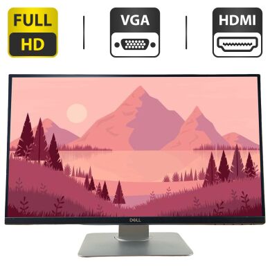Монітор Dell P2319H / 23" (1920x1080) IPS / USB-Hub, VGA, HDMI, DisplayPort / VESA 100x100 + Кабель живлення Монітор Dell P2319H / 23" (1920x1080) IPS / USB-Hub, VGA, HDMI, DisplayPort / VESA 100x100 + Кабель живлення