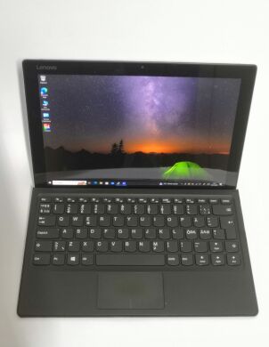 Нетбук-трансформер Б-клас Lenovo IdeaPad Miix 510-12ISK / 12.2" (1920x1080) IPS Touch / Intel Core i7-6500U (2 (4) ядра по 2.5 - 3.1 GHz) / 8 GB DDR3 / 128 GB SSD / Intel HD Graphics 520 / WebCam / Win 10 Pro