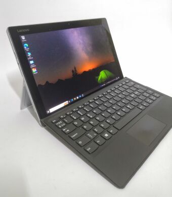 Нетбук-трансформер Б-клас Lenovo IdeaPad Miix 510-12ISK / 12.2" (1920x1080) IPS Touch / Intel Core i7-6500U (2 (4) ядра по 2.5 - 3.1 GHz) / 8 GB DDR3 / 128 GB SSD / Intel HD Graphics 520 / WebCam / Win 10 Pro