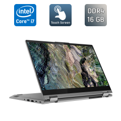Ноутбук-трансформер Б-клас Lenovo ThinkBook 14s Yoga ITL / 14" (1920x1080) IPS Touch / Intel Core i7-1165G7 (4 (8) ядра по 2.8 - 4.7 GHz) / 16 GB DDR4 / 512 GB SSD / Intel Iris Xe Graphics / WebCam / Windows 11