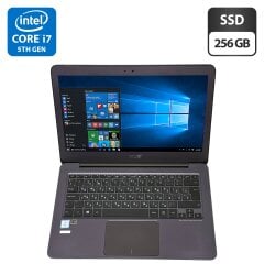 Ноутбук Asus ZenBook UX305U / 13.3" (1920x1080) IPS / Intel Core i7-6500U (2 (4) ядра по 2.5 - 3.1 GHz) / 8 GB DDR3 / 256 GB SSD / Intel HD Graphics 520 / WebCam / Windows 10 Pro