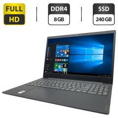 Ноутбук Б-класс Lenovo IdeaPad S145-15IKB / 15.6" (1920x1080) TN / Intel Core i3-8130U (2 (4) ядра по 2.2 -3.4 GHz) / 8 GB DDR4 / 240 GB SSD / Intel UHD Graphics 620 / WebCam
