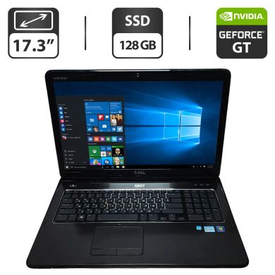 Ноутбук Dell Inspiron N7110 / 17.3" (1600x900) TN / Intel Core i3-2310M (2 (4) ядра по 2.1 GHz) / 8 GB DDR3 / 128 GB SSD / nVidia GeForce GT 525M, 1 GB GDDR3, 128-bit / WebCam / DVD-ROM