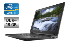 Ноутбук Dell Latitude 5590 / 15.6" (1920x1080) IPS / Intel Core i5-8250U (4 (8) ядра по 1.6 - 3.4 GHz) / 16 GB DDR4 / 256 GB SSD / Intel UHD Graphics 620 / WebCam + Беспроводная мышка