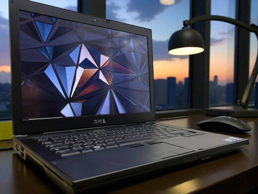 Ноутбук Dell Latitude E6410 / 14" (1440x900) TN / Intel Core i7-640M (2 (4) ядра по 2.8 - 3.46 GHz) / 4 GB DDR3 / 320 GB HDD / nVidia NVS 3100M, 512 MB GDDR3, 64-bit / АКБ не держит