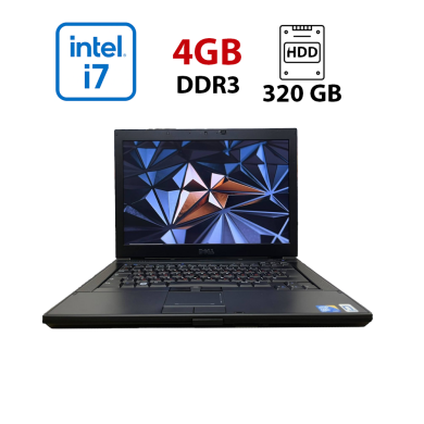 Ноутбук Dell Latitude E6410 / 14" (1440x900) TN / Intel Core i7-640M (2 (4) ядра по 2.8 - 3.46 GHz) / 4 GB DDR3 / 320 GB HDD / nVidia NVS 3100M, 512 MB GDDR3, 64-bit / АКБ не держит