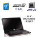 Ноутбук Dell XPS L702X / 17.3" (1920x1080) IPS LED / Intel Core i5-2520M (2 (4) ядра по 2.5 - 3.2 GHz) / 8 GB DDR3 / 240 GB SSD / nVidia GeForce GT 550M, 1 GB DDR3, 128-bit / WebCam / DVD-RW / eSATA / DP / HDMI купить