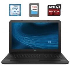 Ноутбук HP 250 G5 / 15.6" (1920x1080) TN / Intel Core i5-7200U (2 (4) ядра по 2.5 - 3.1 GHz) / 8 GB DDR4 / 256 GB SSD / AMD Radeon R5 M330, 2 GB DDR3, 64-bit / WebCam / DVD-RW / HDMI
