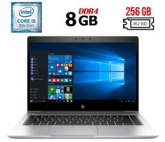 Ноутбук HP EliteBook 840 G6 / 14" (1920x1080) IPS / Intel Core i5-8365U (4 (8) ядра по 1.6 - 4.1 GHz) / 8 GB DDR4 / 256 GB SSD M.2 / Intel UHD Graphics 620 / WebCam / USB 3.1 / HDMI