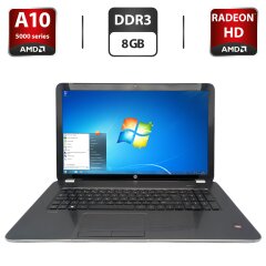 Ноутбук HP Pavillion 17-E / 17.3" (1600x900) TN / AMD A10-5750M (4 ядра по 3.5 GHz) / 8 GB DDR3 / 500 GB HDD / AMD Radeon HD 8670M, 1 GB GDDR3, 64-bit / WebCam / DVD-ROM