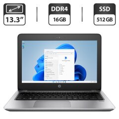 Ноутбук HP ProBook 430 G4 / 13.3" (1366x768) TN / Intel Core i5-7200U (2 (4) ядра по 2.5 - 3.1 GHz) / 16 GB DDR4 / 512 GB SSD / Intel HD Graphics 620 / WebCam / Windows 11 Pro + Беспроводная мышка