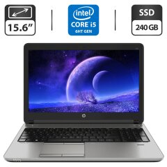 Ноутбук HP ProBook 650 G2 / 15.6" (1366x768) TN / Intel Core i5-6300U (2 (4) ядра по 2.4 - 3.0 GHz) / 4 GB DDR4 / 240 GB SSD / Intel HD Graphics 520 / WebCam / HDMI