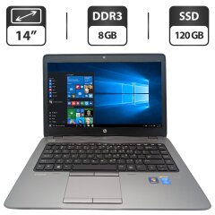 Ноутбук HP ProBook 840 G1 / 14" (1600x900) TN / Intel Core i5-4310U (2 (4) ядра по 2.0 - 3.0 GHz) / 8 GB DDR3 / 120 GB SSD / Intel HD Graphics 4400 / WebCam
