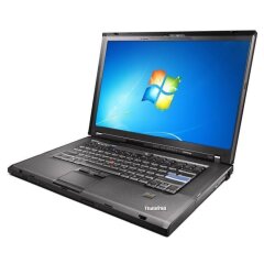 Ноутбук Lenovo ThinkPad T500 / 15.4" (1280x800) TN / Intel Core 2 Duo P8400 (2 ядра по 2.26 GHz) / 4 GB DDR2 / 320 GB HDD / Intel GMA 4500M HD Graphics / WebCam