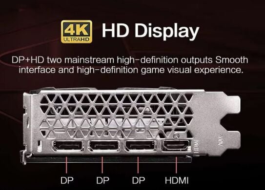 Новая дискретная видеокарта MLLSE Radeon RX 580, 8 GB GDDR5, 256-bit / HDMI, DisplayPort