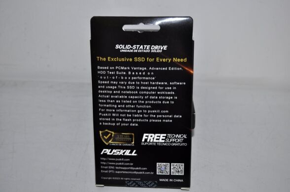 Новый твердотельный накопитель SSD Puskill PSSD0123070300966 / 2.5" / 1000 GB TLC / SATA III