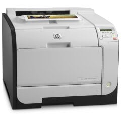 Принтер HP LaserJet Pro 400 color Printer M451nw / Лазерний кольоровий друк / 600x600 dpi / A4 / 20 стор/хв / USB 2.0, Ethernet, Wi-Fi + Кабелі в комплекті