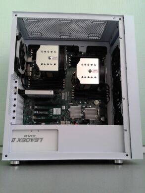 Сервер Mid Vinga Tower / 2x Intel Xeon E5-2699 v4 (18 (36) ядер по 2.2 - 3.6 GHz) / 128 GB DDR4 / 1 TB HDD / 1000W