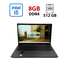 Ультрабук Б-класс Lenovo IdeaPad 3 15IAU7 / 15.6" (1920x1080) IPS / Intel Core i5-1235U (10 (12) ядер по 3.3 - 4.4 GHz) / 8 GB DDR4 / 512 GB SSD / Intel Iris Xe Graphics / WebCam / HDMI