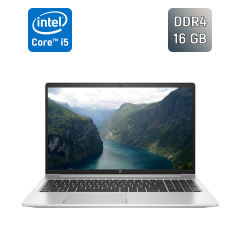 Ультрабук HP ProBook 450 G8 / 15.6" (1920x1080) IPS / Intel Core i5-1135G7 (4 (8) ядра по 2.4 - 4.2 GHz) / 16 GB DDR4 / 256 GB SSD / Intel Iris Xe Graphics / TouchID / WebCam