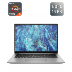 Ультрабук HP zBook Firefly 14 G11 / 14" (1920x1200) IPS / AMD Ryzen 5 Pro 8640HS (6 (12) ядер по 3.5 - 4.9 GHz) / 16 GB DDR5 / 512 GB SSD / AMD Radeon 760M / WebCam / TouchID
