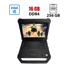 Захищений нетбук-трансформер Dell Latitude 12 Rugged Extreme 7214 / 11.6" (1366x768) TN / Intel Core i5-6300U (2 (4) ядра по 2.4 - 3.0 GHz) / 16 GB DDR4 / 256 GB SSD / Intel HD Graphics 520 / WebCam / Win 11 Pro