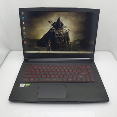 Игровой ноутбук MSI GF63 Thin 10SC / 15.6" (1920x1080) IPS / Intel Core i5-10500H (6 (12) ядер по 2.5 - 4.5 GHz) / 16 GB DDR4 / 256 GB SSD + 2000 GB HDD / nVidia GeForce GTX 1650 Max-Q, 4 GB GDDR6, 128-bit / WebCam / Win 10 Home