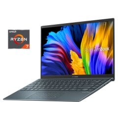 Ультрабук Б-класс Asus ZenBook UX425QA / 14" (1920x1080) IPS / AMD Ryzen 7 5800H (8 (16) ядер по 3.2 - 4.4 GHz) / 16 GB DDR4 / 512 GB SSD NVMe / AMD Radeon RX Vega 8 Graphics / WebCam / Win 11 Home