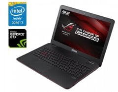 Игровой ноутбук Asus ROG GL551V / 15.6" (1920x1080) IPS / Intel Core i7-6700HQ (4 (8) ядра по 2.6 - 3.5 GHz) / 16 GB DDR3 / 480 GB SSD / nVidia GeForce GTX 960M, 2 GB GDDR5, 128-bit / WebCam 