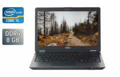 Нетбук Fujitsu LifeBook U727 / 12.5" (1920x1080) IPS / Intel Core i5-6200U (2 (4) ядра по 2.3 - 2.8 GHz) / 8 GB DDR4 / 120 GB SSD / Intel HD Graphics 520 / WebCam / 4G (LTE)