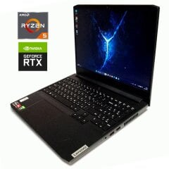 Игровой ноутбук Lenovo IdeaPad Gaming 3 15ACH6 / 15.6" (1920x1080) IPS / AMD Ryzen 5 5600H (6 (12) ядер по 3.3 - 4.2 GHz) / 16 GB DDR4 / 256 GB SSD / nVidia GeForce RTX 3050, 4 GB GDDR6, 128-bit / WebCam