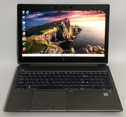 Мобільна робоча станція Б-клас HP ZBook 15 G6 / 15.6" (1920x1080) IPS / Intel Core i7-9850H (6 (12) ядер по 2.6 - 4.6 GHz) / 32 GB DDR4 / 512 GB SSD NVMe / nVidia Quadro RTX 3000, 6 GB GDDR6, 192-bit / WebCam / Win 11 Pro Мобільна робоча станція Б-клас HP ZBook 15 G6 / 15.6" (1920x1080) IPS / Intel Core i7-9850H (6 (12) ядер по 2.6 - 4.6 GHz) / 32 GB DDR4 / 512 GB SSD NVMe / nVidia Quadro RTX 3000, 6 GB GDDR6, 192-bit / WebCam / Win 11 Pro