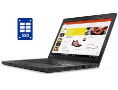 Ноутбук Б-клас Lenovo ThinkPad L470 / 14" (1920x1080) IPS / Intel Core i3-7100U (2 (4) ядра по 2.4 GHz) / 8 GB DDR4 / 256 GB SSD / Intel HD Graphics 620 / WebCam / Win 10 Pro