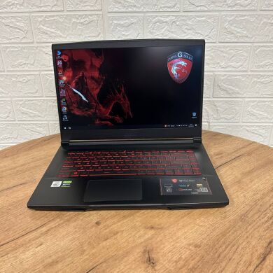 Ігровий ноутбук Б-клас MSI GF65 Thin 10SDR / 15.6" (1920x1080) IPS / Intel Core i7-10750H (6 (12) ядер по 2.6 - 5.0 GHz) / 16 GB DDR4 / 512 GB SSD / nVidia GeForce GTX 1660 Ti, 6 GB GDDR6, 192-bit / WebCam Ігровий ноутбук Б-клас MSI GF65 Thin 10SDR / 15.6" (1920x1080) IPS / Intel Core i7-10750H (6 (12) ядер по 2.6 - 5.0 GHz) / 16 GB DDR4 / 512 GB SSD / nVidia GeForce GTX 1660 Ti, 6 GB GDDR6, 192-bit / WebCam